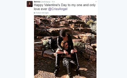 Belinda y Criss Angel celebran el Día del Amor