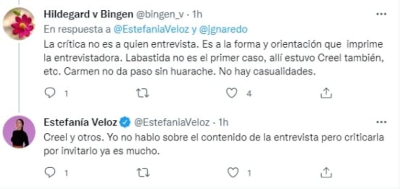 "Tiene derecho a entrevistar a Labastida": Debaten en redes por entrevista de Carmen Aristegui