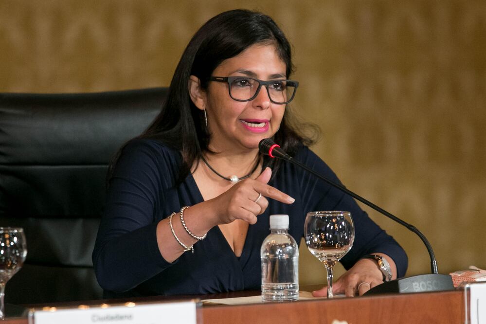 La ministra de Relaciones Exteriores de Venezuela, Delcy Rodriguez (Foto: EFE)