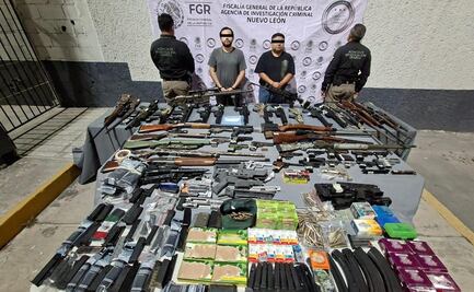Autoridades federales realizan operativo en Monterrey; decomisan arsenal y detienen a 3 personas