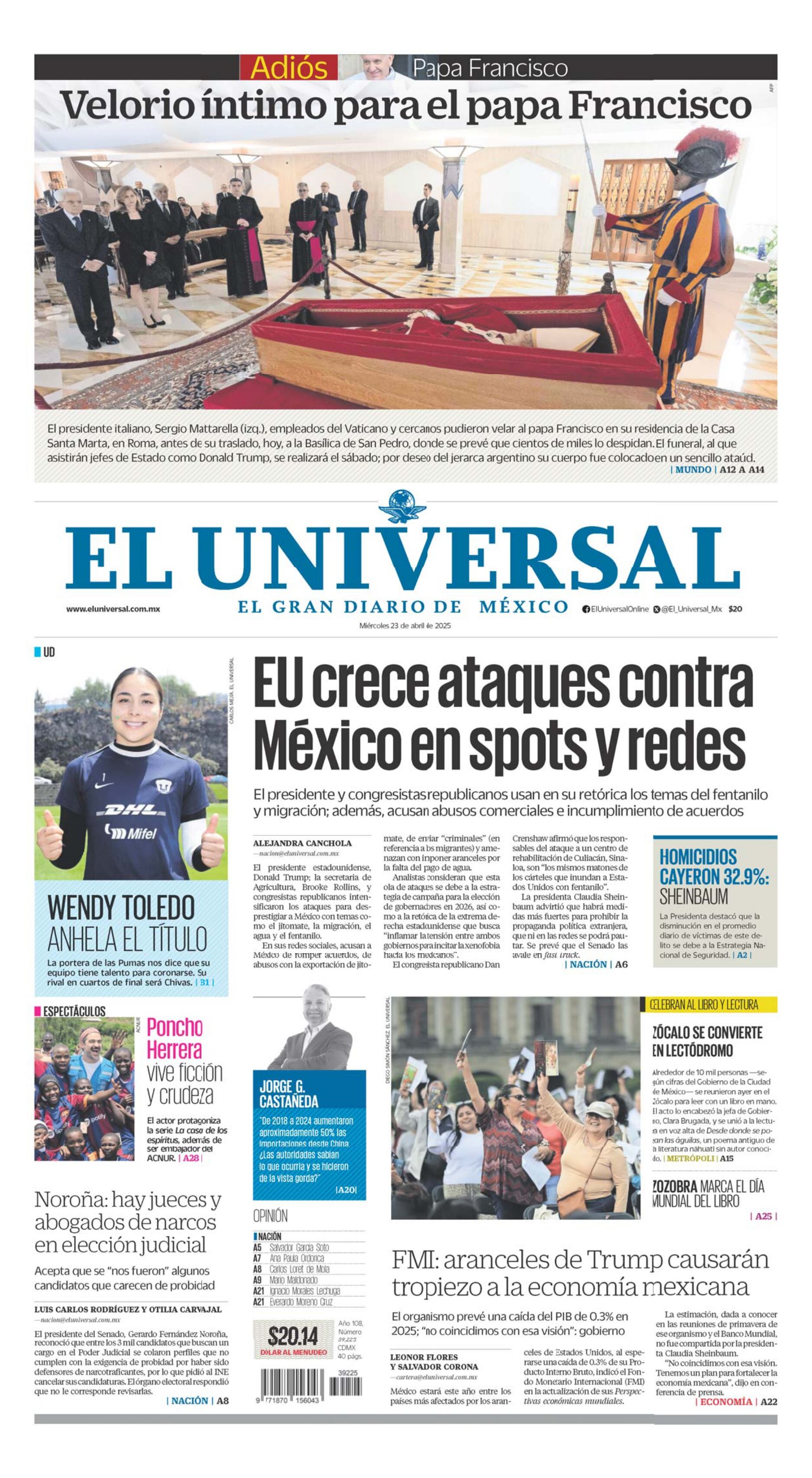 Portada impresa