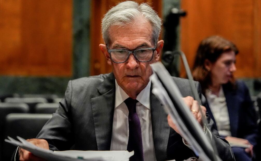 Jerome Powell, presidente de la Reserva Federal. Foto: AP