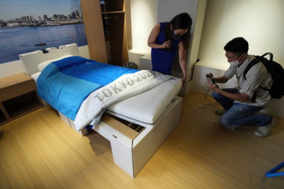 Japón usará camas "antisexo" utilizadas en los Juegos Olímpicos para pacientes Covid