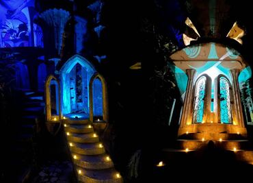 Así es el recorrido nocturno en el Jardín Edward James