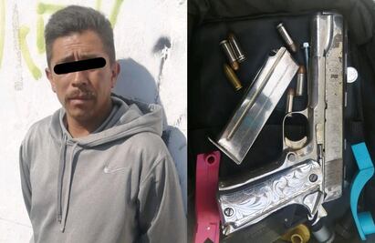 Extorsionaba a choferes de transporte público: policías de Ecatepec lo detienen con arma