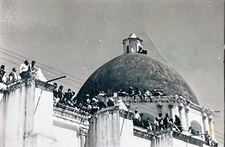 Eclipse total de sol en Miahuatlán, Oaxaca, 1970. Foto: Paulina Lavista