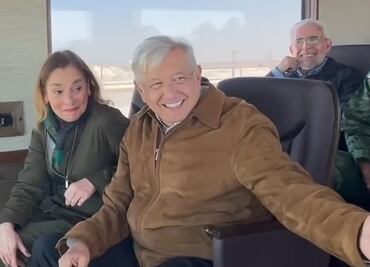 ¿Y qué pasó con el trenecito en el que viajó AMLO al AIFA?