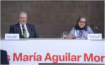SCJN homenajea al ministro Luis María Aguilar; "El hueco que dejes será difícil de llenar": Norma Piña