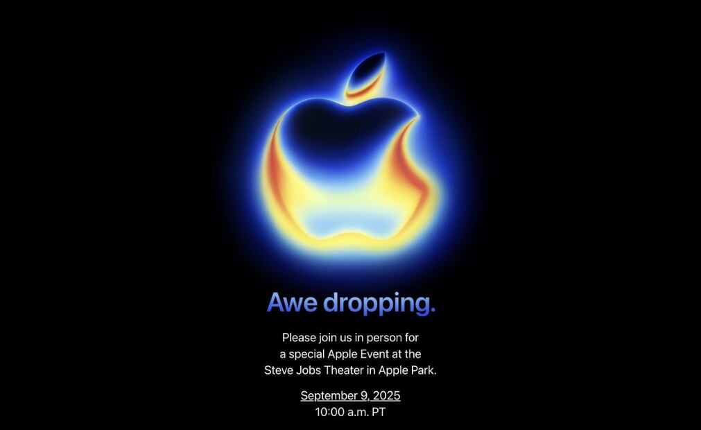 Apple Event 2025: cuándo es y dónde verlo. Imagen: Apple