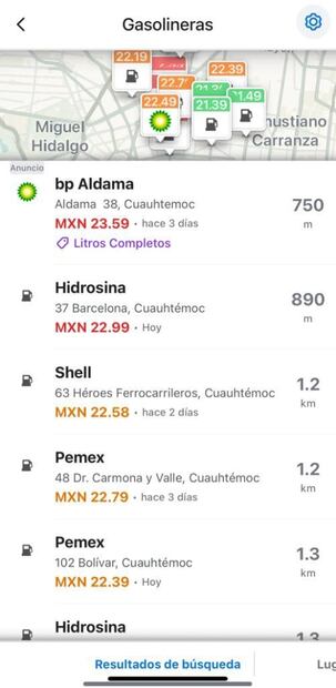 Encuentra las gasolineras más baratas de la CDMX con tu celular