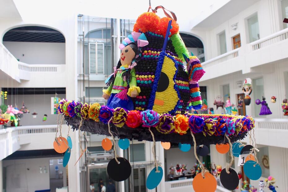 El ganador de este concurso de piñatas se podrá llevar hasta 20 mil pesos. Foto: Secretaría de Cultura