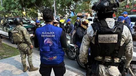 Alcaldía Coyoacán junto con Marina, Guardia Nacional y SSC CDMX realizan revisión de motocicletas; buscan evitar delitos