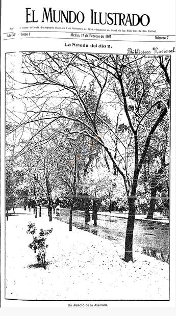 Nevada en la Ciudad de México el 11 de febrero de 1907