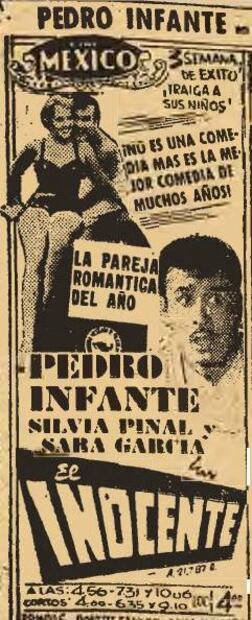 "La pareja romántica del año", se leía en el cartel promocional del filme. Hemeroteca EL UNIVERSAL.