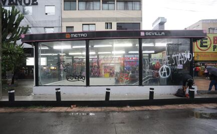 Encapuchados causan pintas en zona Centro; hay saldo blanco