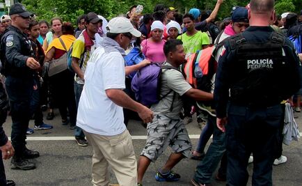 Migrantes ingresaron a Chiapas de "forma abrupta", señala el INM