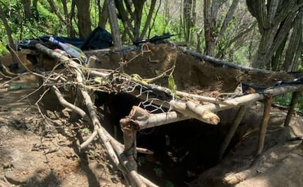 Marina inhabilita en Mazatlán, Sinaloa cuatro campamentos del crimen organizado e incauta armamento