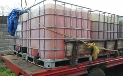 Aseguran 970 litros de hidrocarburo en Jalisco