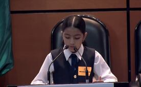 "En Sinaloa, la violencia se ha convertido en un monstruo"; el mensaje de una niña que desde San Lázaro clama por la paz