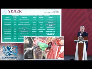AMLO revela que Shell vende las gasolinas más caras