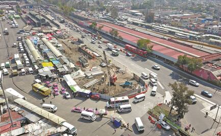 INAH supervisa las obras en paradero Indios Verdes