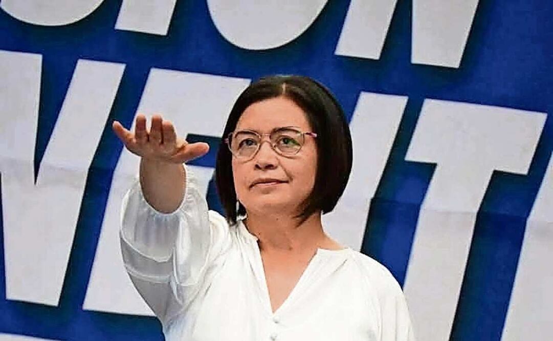La presidenta del Comité Estatal del PAN, Juana de la Cruz Martínez Andrade