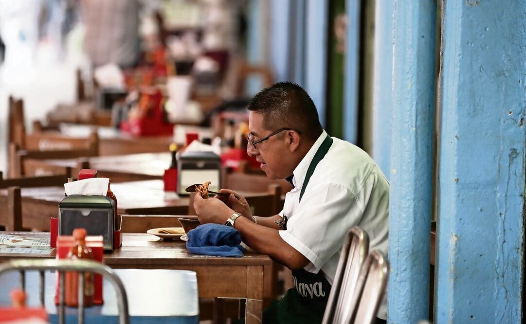 Los servicios de restaurantes subieron 6.92% en un año, menor al alza de loncherías, torterías y taquerías, con un incremento anual de 8.01%. Foto: Archivo EL UNIVERSAL