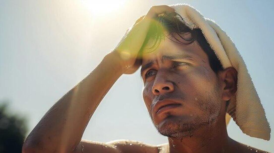 La ciencia confirma el vínculo entre sudoración excesiva y piel sensible. Fuente: Freepik.