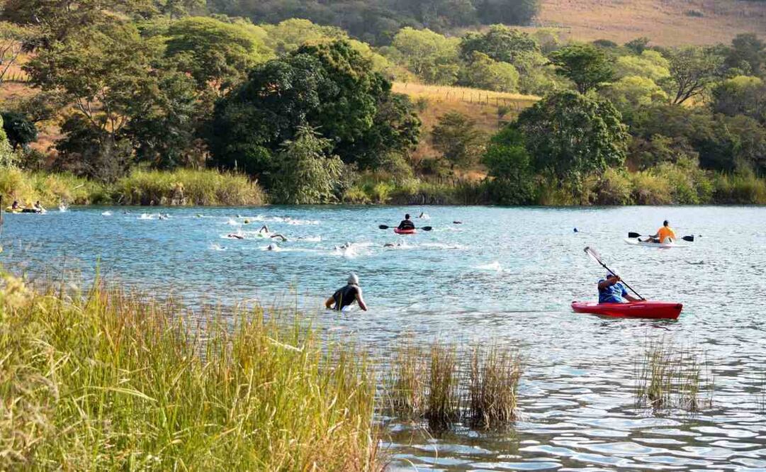 Hombre desaparece tras ingresar a nadar en la laguna Koila, Chiapas (14/0/2025). Foto: @Sectur_Chiapas