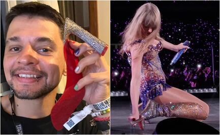 Fan de Taylor Swift presume suela y tacón que perdió la cantante en concierto de Brasil