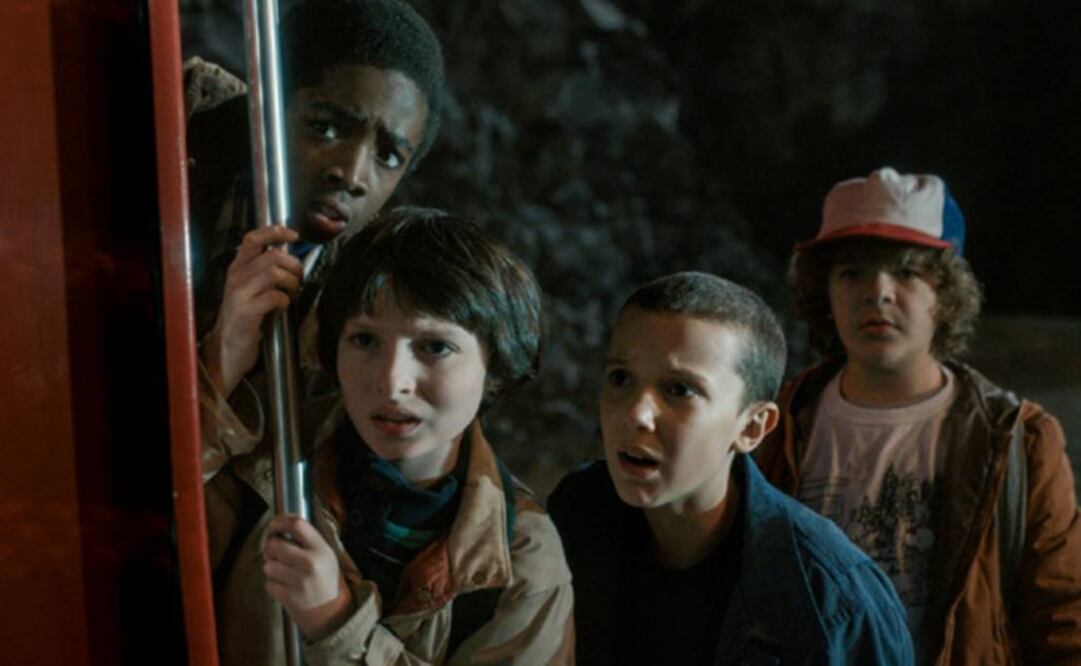 El elenco de la serie "Stranger Things" en su primer temporada. FOTO: Netflix.