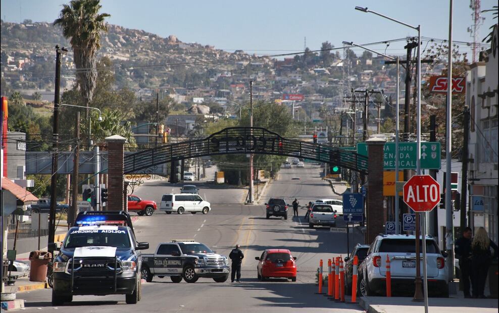 En la Rumorosa fue impuesto el toque de queda ante el temor de la delincuencia, pese a la presencia de elementos de seguridad. Foto: Aimeé Melo/EL UNIVERSAL