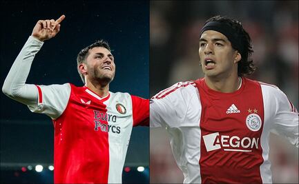 Santiago Giménez, cerca de romper récord histórico de Luis Suárez en la Eredivisie 