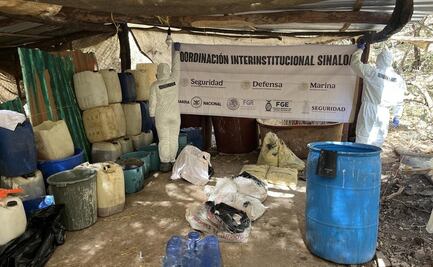 Hallan laboratorio para procesar drogas sintéticas en Cósala, Sinaloa; suman más de 250 centros ilegales descubiertos y desmantelados
