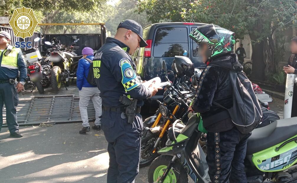El operativo se realizó luego de múltiples denuncias en la colonia Roma Norte (06/11/2024). Foto: Especial