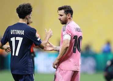 Video: Messi se vuelve "loco" y agrede a Vitinha; jugador del Inter Miami no fue amonestado