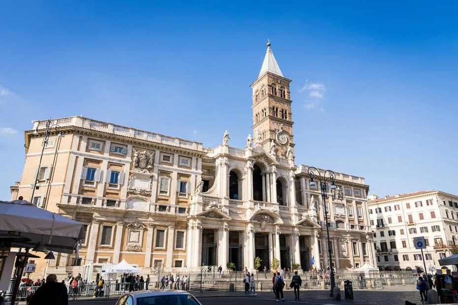Basílica de Santa María la Mayor, lugar de entierro del Papa Francisco. Foto: Nick Castelli. Unsplash