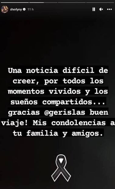 Sherlyn lamenta muerte de su exesposo Gerardo Islas y lo despide con emotivo mensaje 