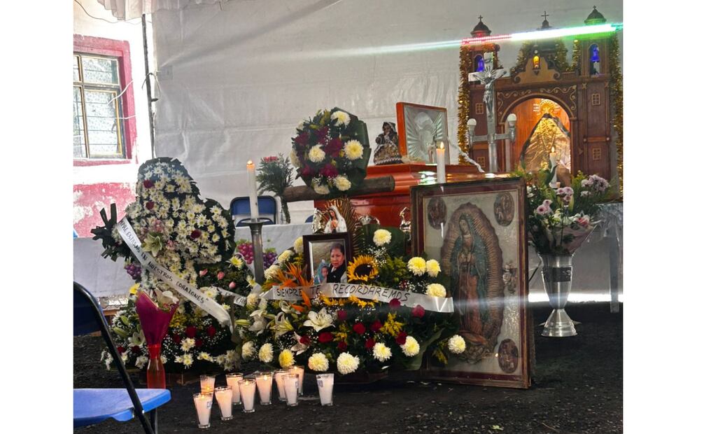 La señora Alicia es velada este sábado por familiares y amigos. Foto: Especial.