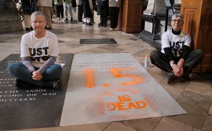 Ecologistas vandalizan tumba de Darwin en Londres; denuncian inacción ante el calentamiento global