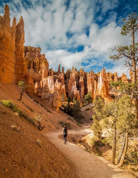 Las fantásticas formaciones de roca de un parque nacional en EEUU