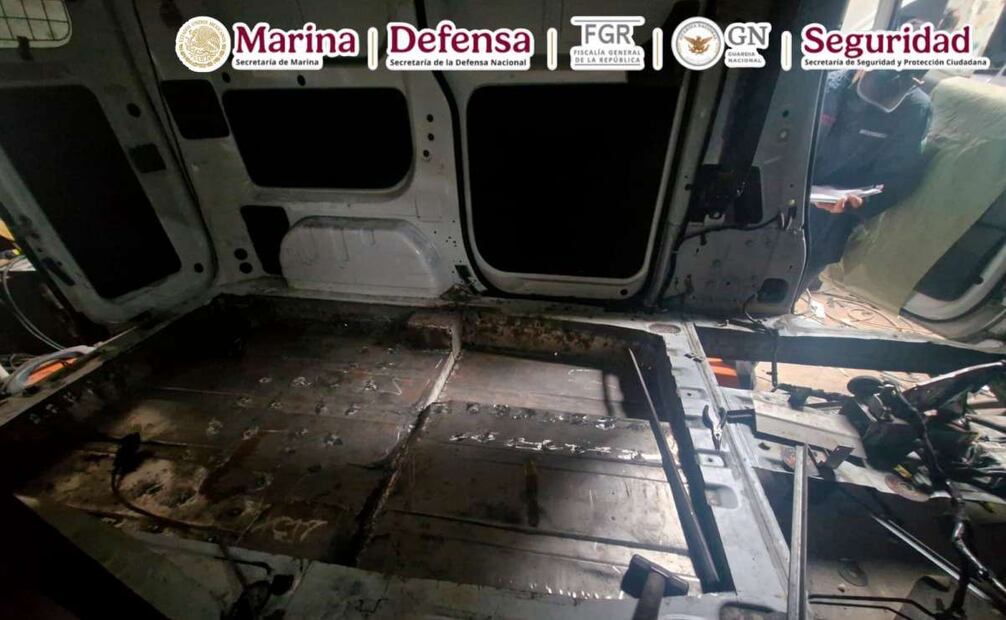 Autoridades aseguran bodega que almacenaba fentanilo, metanfetamina y cocaína en Baja California. Foto: Especial