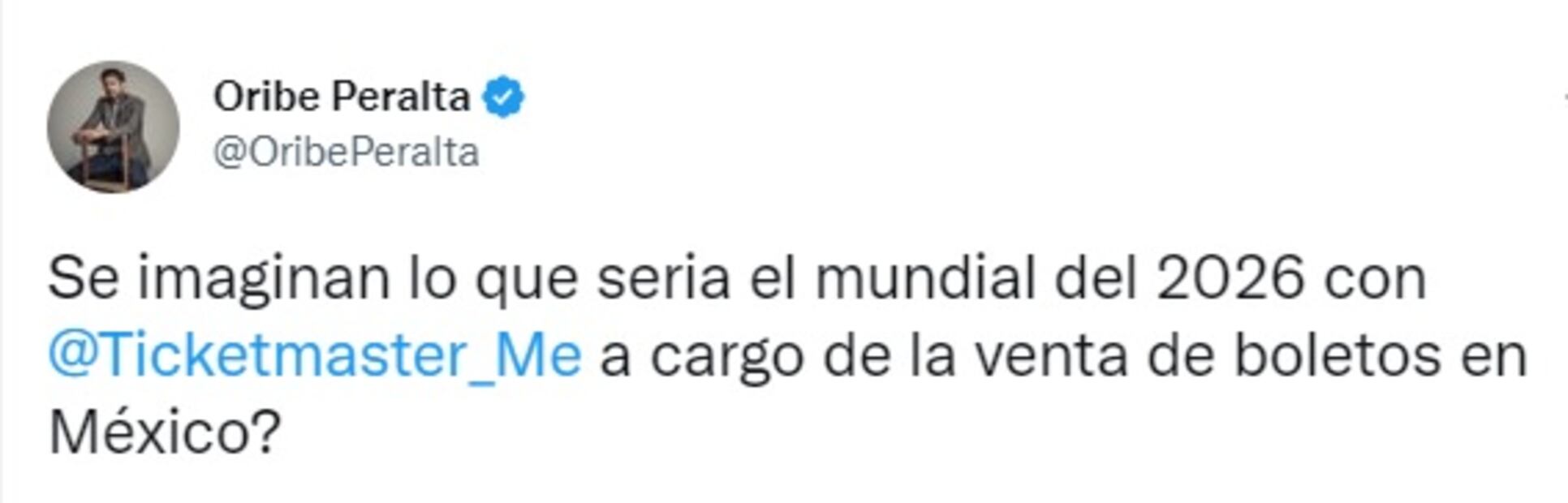Oribe Peralta tunde a Ticketmaster, tras polémica de concierto de Bad Bunny