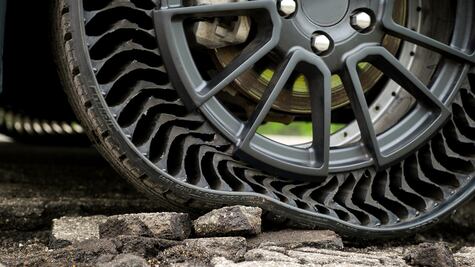 Michelin comenzará a vender llantas sin aire