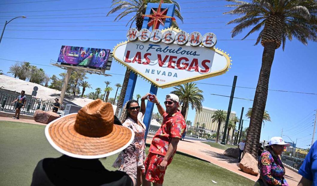 Las Vegas (Nevada) es la elección del 46 % de los hispanos. Foto de Robyn Beck / AFP