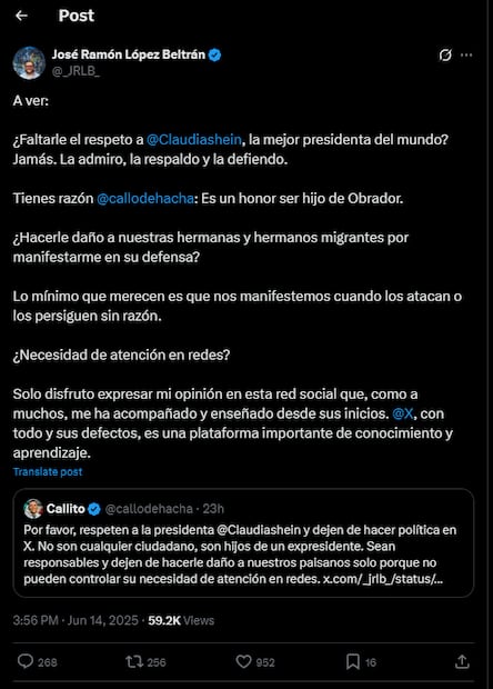 Foto: Captura de pantalla en X