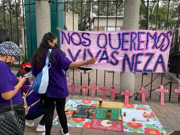 Exigen en Neza liberación de Roxana, acusada de asesinar a hombre que presuntamente la violó