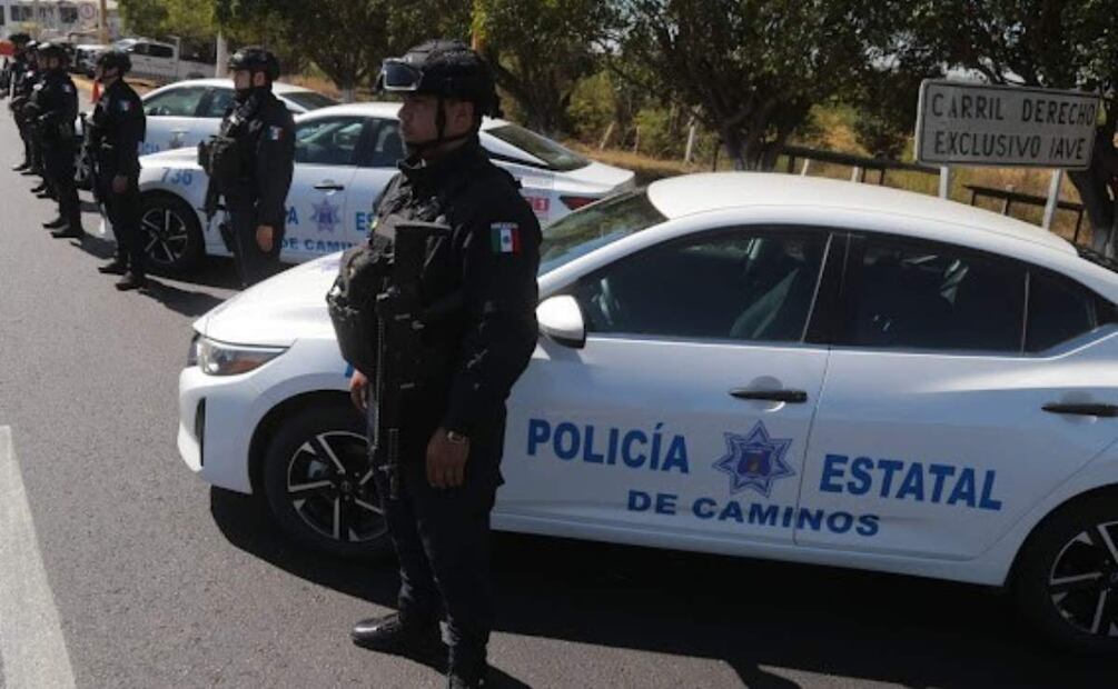 La policía estatal de caminos busca apoyar los trabajos de vigilancia en carreteras de Sinaloa (19/03/2025). Foto: Oficial