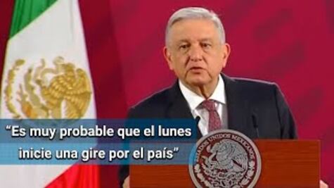 AMLO retomará giras la próxima semana para dar banderazo de Tren Maya