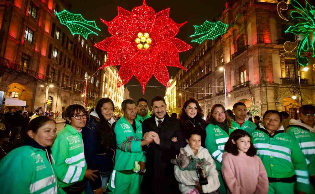 Alumbrado Navideño 2023. Foto: Germán Espinosa. EL UNIVERSAL